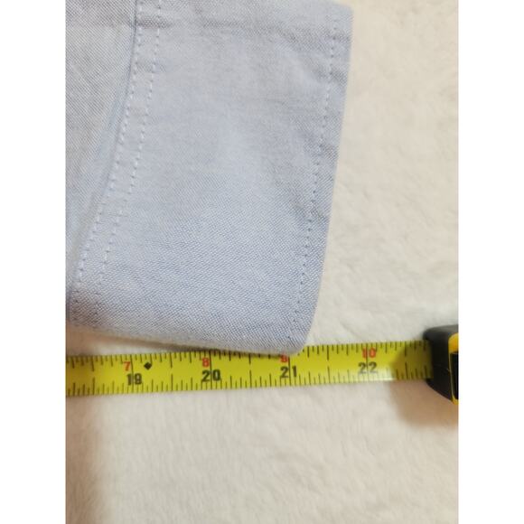 Goodfellow NWT Flannel Shirt Mens XL Blue Long Sleeve Preppy Classic Gorpcore - Picture 7 of 9